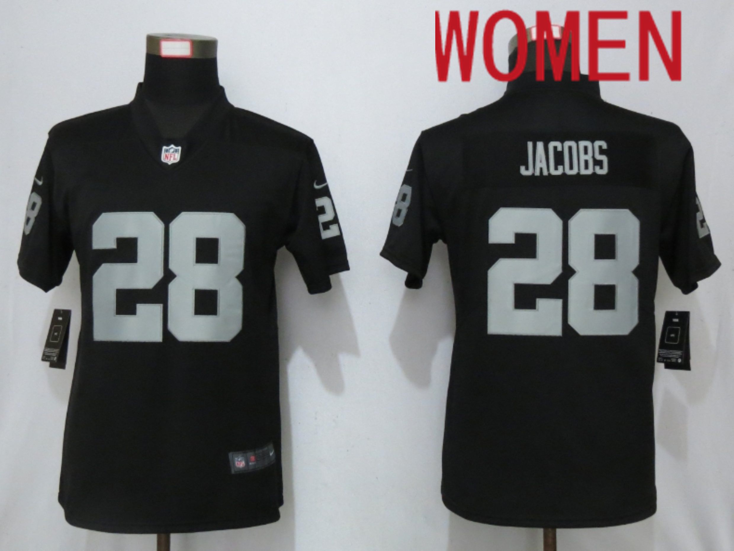 Women Oakland Raiders #28 Jacobs Nike Vapor Untouchable Limited NFL Jersey->san francisco 49ers->NFL Jersey